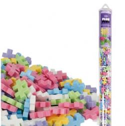 BLOCS PLUS PLUS - SUPER TUBE PASTEL (1 MÈTRE) 520 PIÈCES